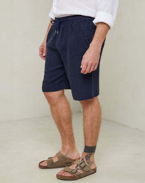 Victor marineblaue Shorts