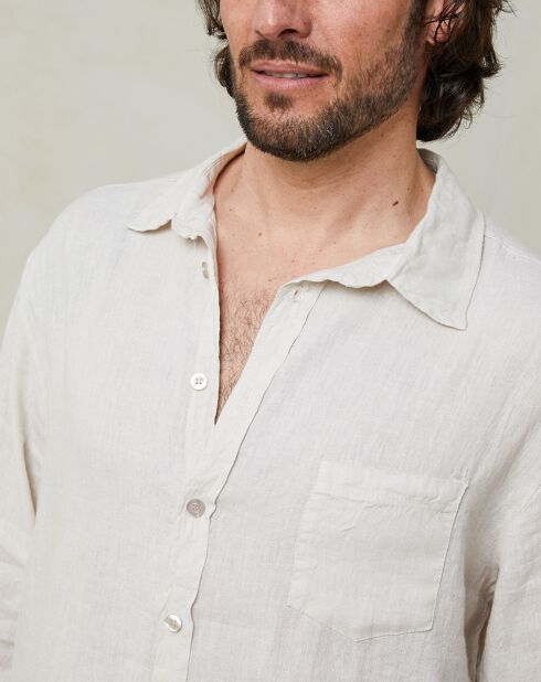 Chemise Gaspard beige