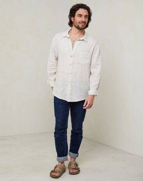 Chemise Gaspard beige