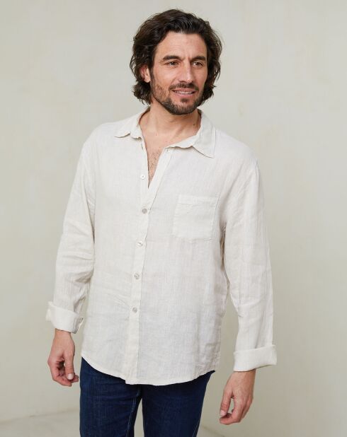 Chemise Gaspard beige