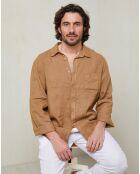 Chemise Gaspard camel