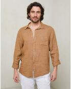 Chemise Gaspard camel