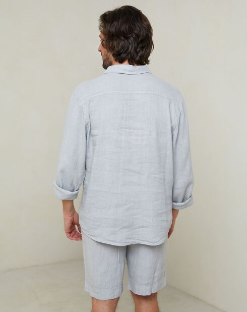 Chemise Gaspard gris clair