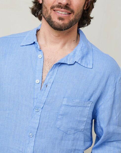 Chemise Gaspard indigo