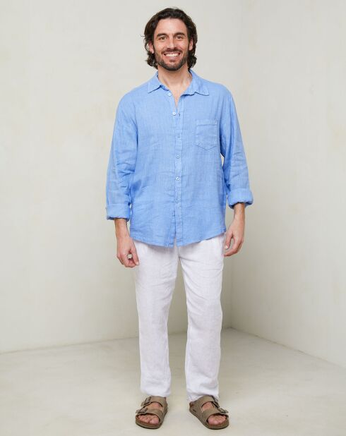 Chemise Gaspard indigo