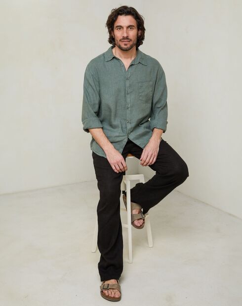 Camisa caqui Gaspard