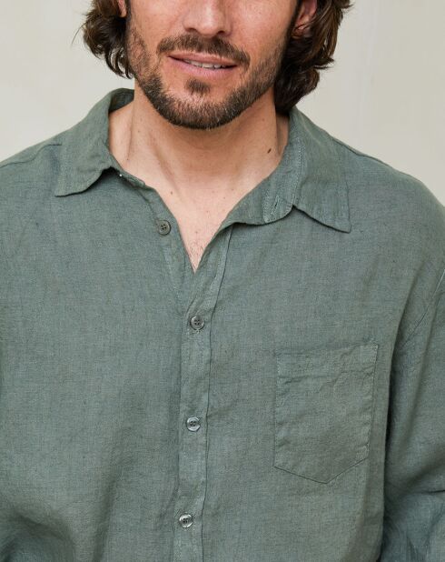 Camisa caqui Gaspard