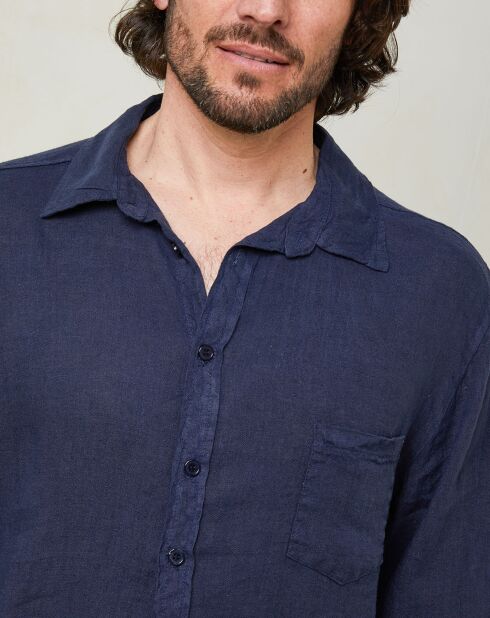 Camicia blu Gaspard