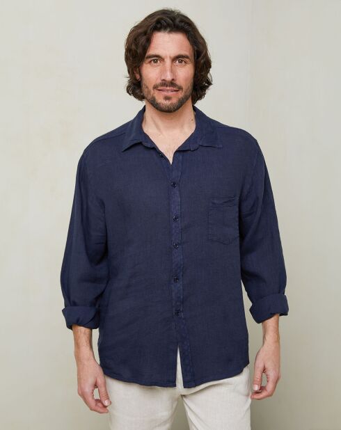 Chemise Gaspard marine