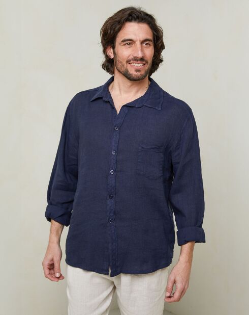 Camicia blu Gaspard