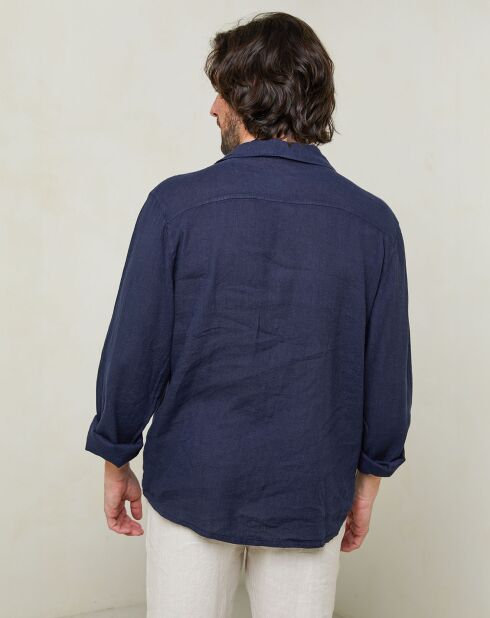 Camicia blu Gaspard