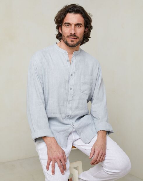 Camicia San Valentino grigio chiaro