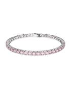 Bracelet Matrix Tennis argenté/rose