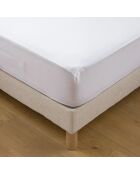 Protège-matelas imperméable respirant  blanc