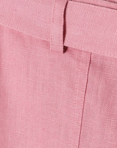 Robusta oudroze rok van 100% linnen