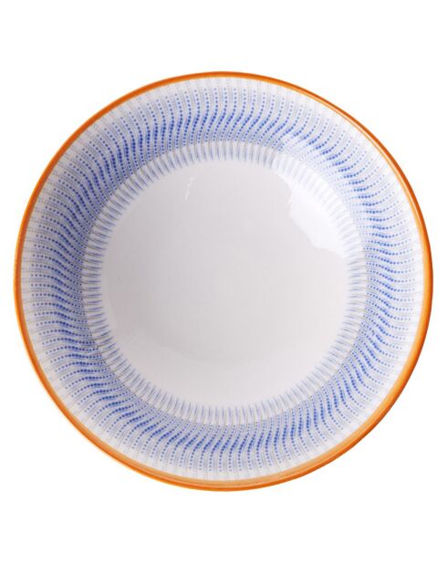 Service de table en porcelaine - 24 pièces multicolore