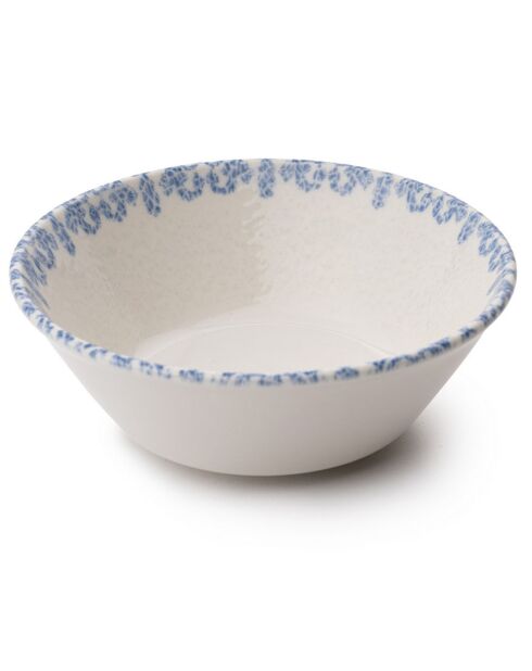 Set de vajilla de porcelana, 27 piezas, azul/blanco