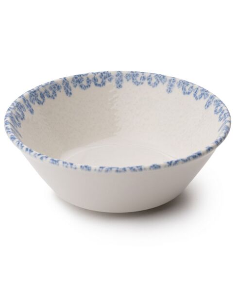 Service de table en porcelaine - 27 pièces bleu/blanc