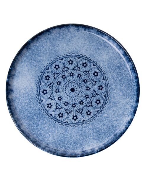 Service de table en porcelaine - 27 pièces bleu