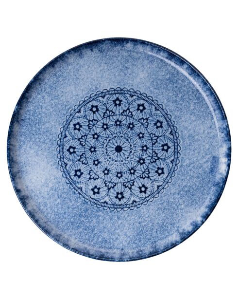 Service de table en porcelaine - 27 pièces bleu