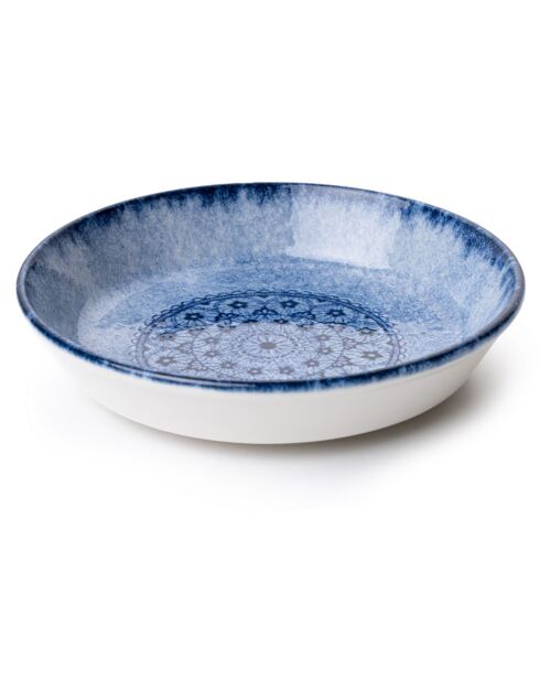 Service de table en porcelaine - 27 pièces bleu