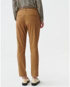 Pantalon Amiso beige/camel