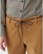 Pantalon Amiso beige/camel