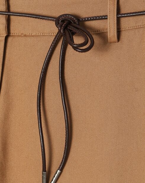 Beige/kamelfarbene Amiso-Hose