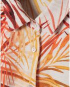 Chemise Goniko beige melangé