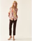 Chemise Goniko beige melangé