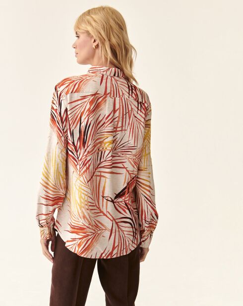 Chemise Goniko beige melangé