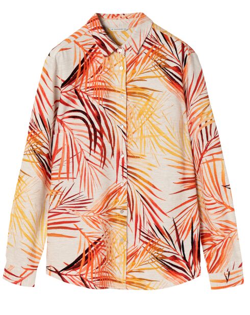 Chemise Goniko beige melangé