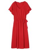 Rotes Osta Kleid