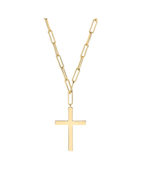 Collier Chaîne Marie en Argent doré