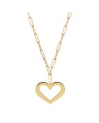 Collier Chaîne Valentine en Argent doré