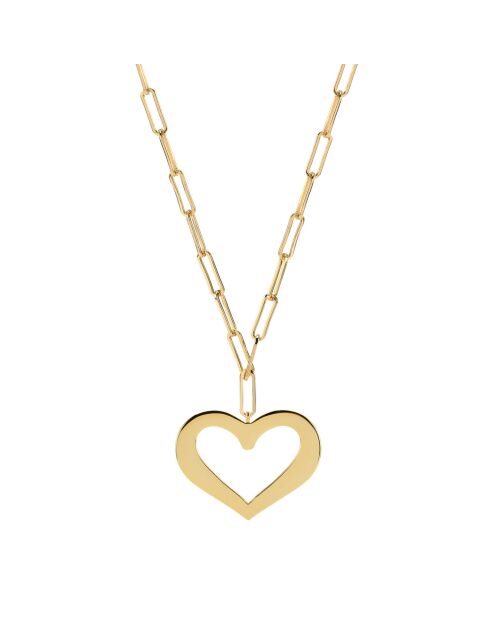 Collier Chaîne Valentine en Argent doré