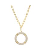 Collier Cercle en Argent doré