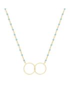 Collier en Argent doré & Turquoise