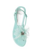 Sandales en Cuir Lisa bleu clair