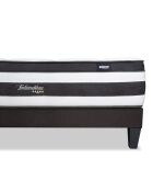 Pack Prêt-à-dormir Fontainebleau Matelas Ressorts ensachés blanc/noir - 90x200 cm