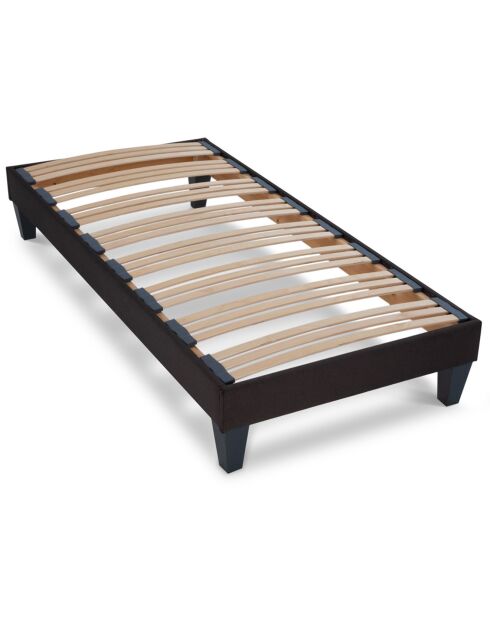 Pack Prêt-à-dormir Fontainebleau Matelas Ressorts ensachés blanc/noir - 90x200 cm