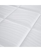 Pack Prêt-à-dormir Fontainebleau Matelas Ressorts ensachés blanc/noir - 140x200 cm