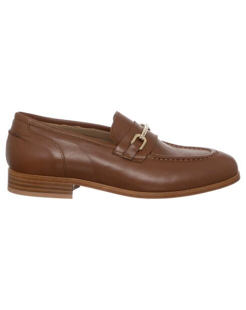 Mocassins en Cuir Olivia marron