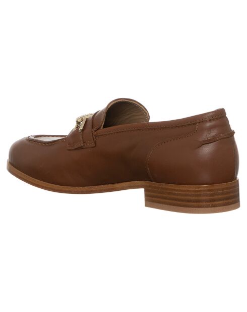 Mocassins en Cuir Olivia marron