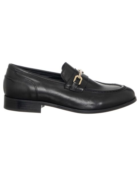 Mocassins en Cuir Olivia noirs