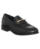 Mocassins en Cuir Olivia noirs