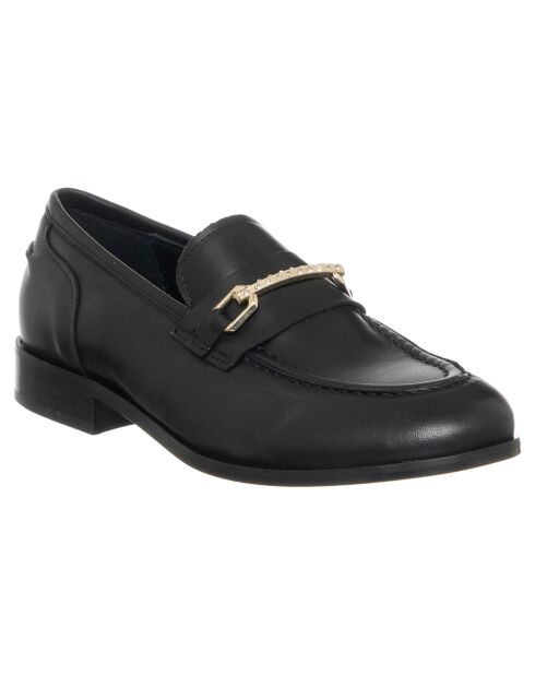 Mocassins en Cuir Olivia noirs
