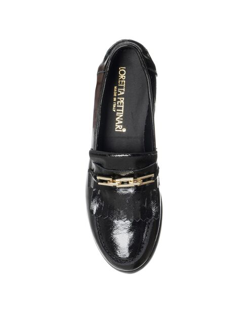 Mocassins en Cuir Théa noirs