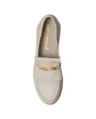 Mocassins en Cuir Théa ivoire
