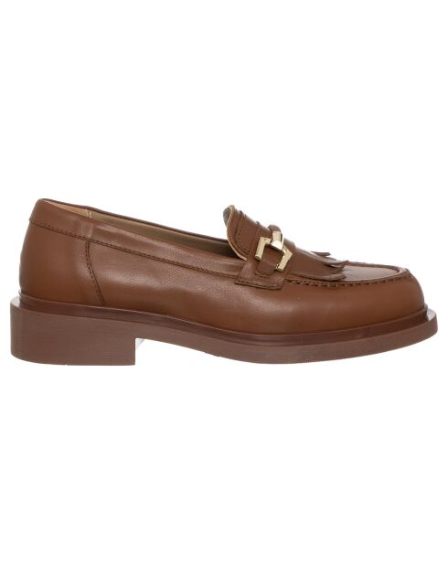 Mocassins en Cuir Zoé marron